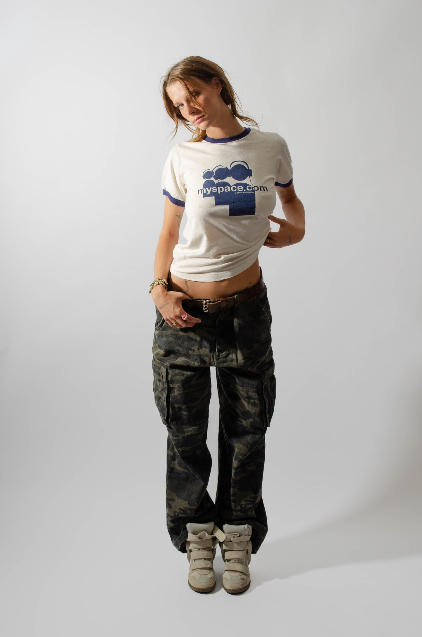 MYSPACE TEE (RINGER)