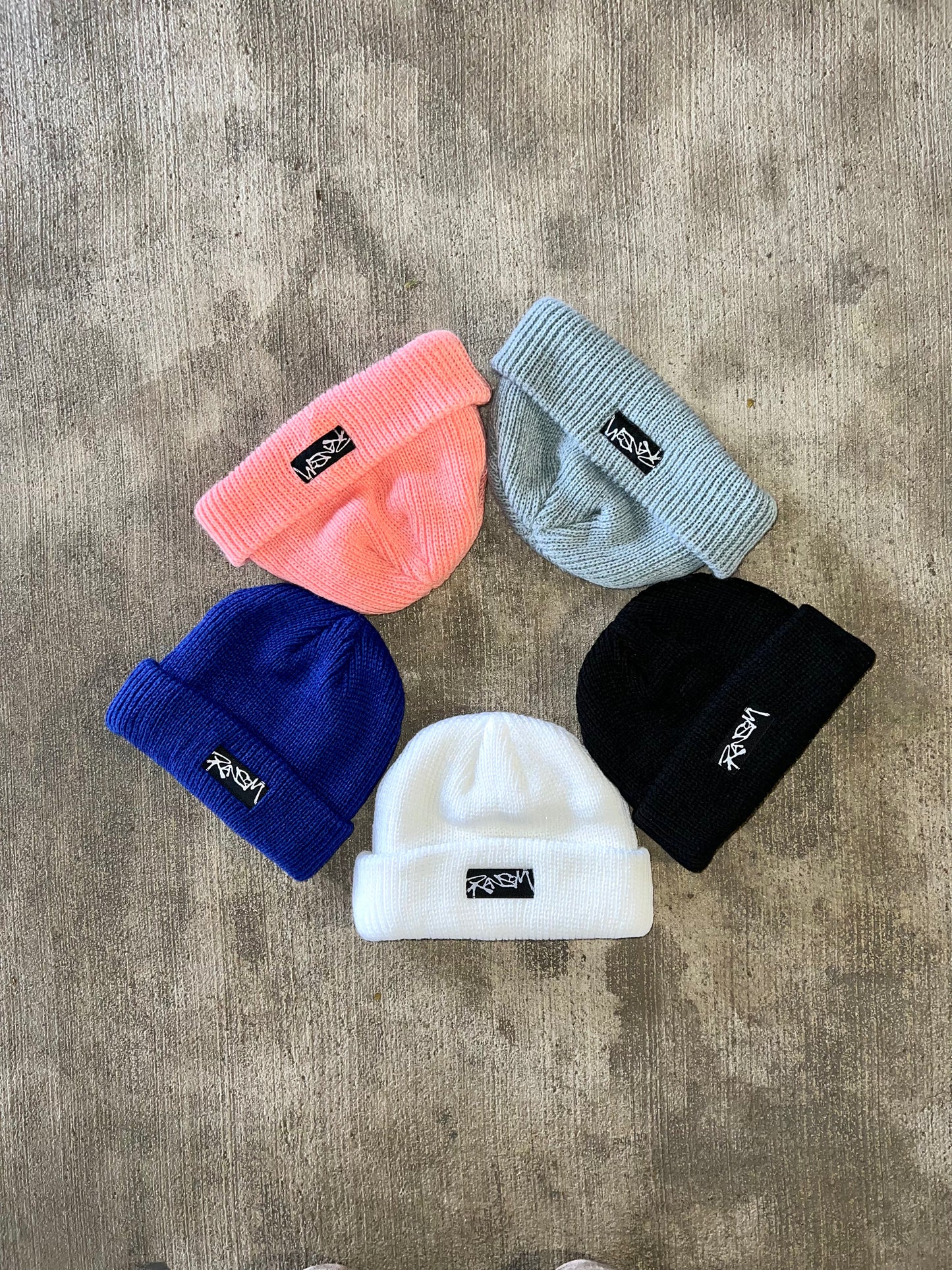 WHITE BEANIE