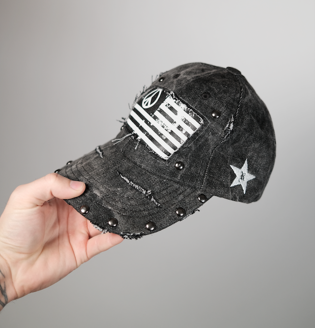 PEACE HAT (BLACK)