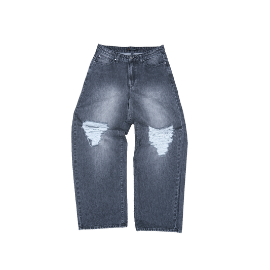 BLACK BLOWOUT DENIM