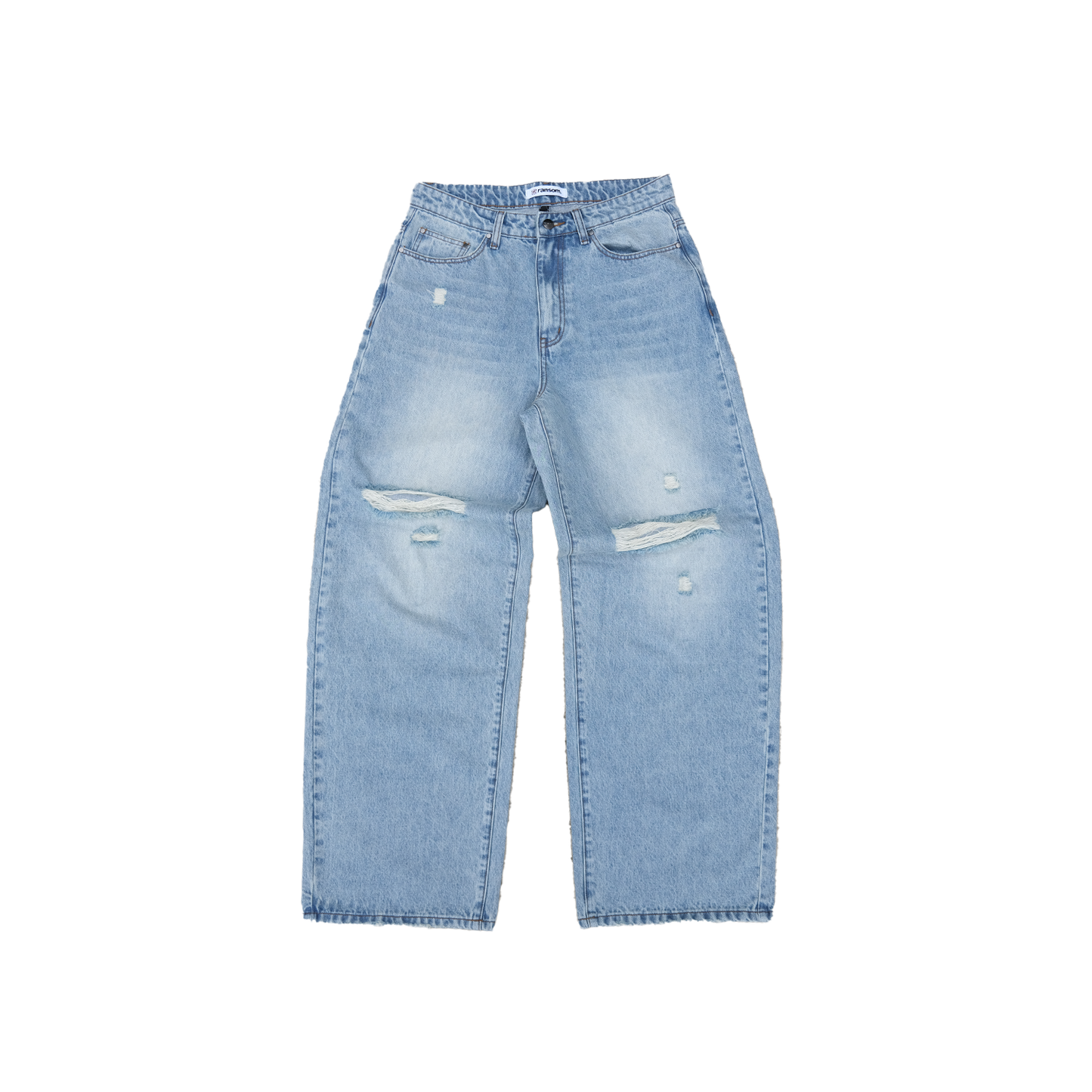 BLUE BLOWOUT DENIM