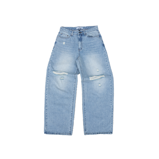 BLUE BLOWOUT DENIM
