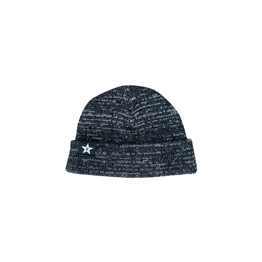 BLACK HEATHER BEANIE