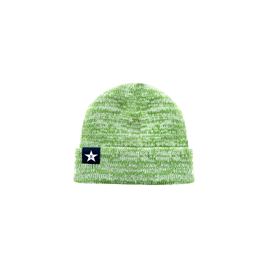 GREEN HEATHER BEANIE