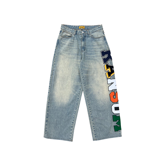 PATCH WASHED DENIM