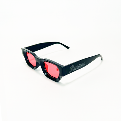 RED ON BLACK PLAYER SHADES